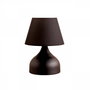 Opviq AYD-3433 Lámpara de mesa con pantalla de tela negra
